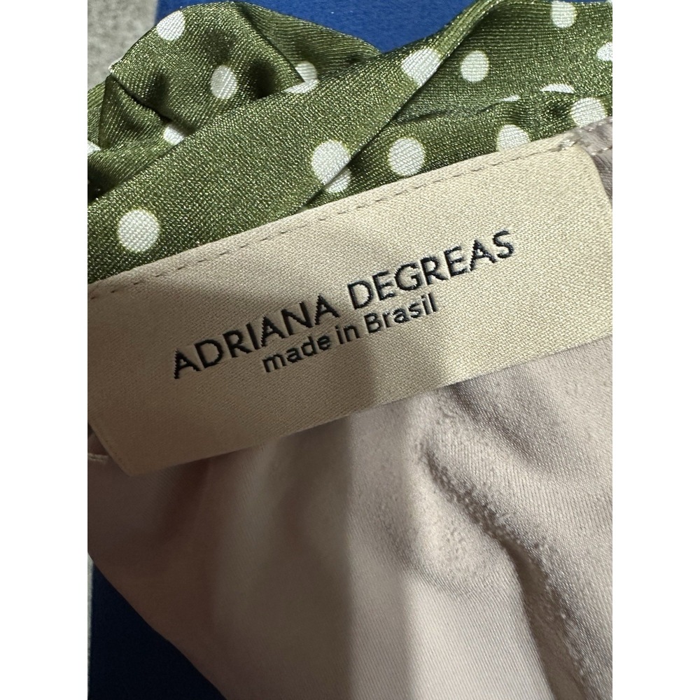 Adriana Degreas Millie‎ Punti Green Polka Dot Bikini Set READ Size M - Picture 8 of 9